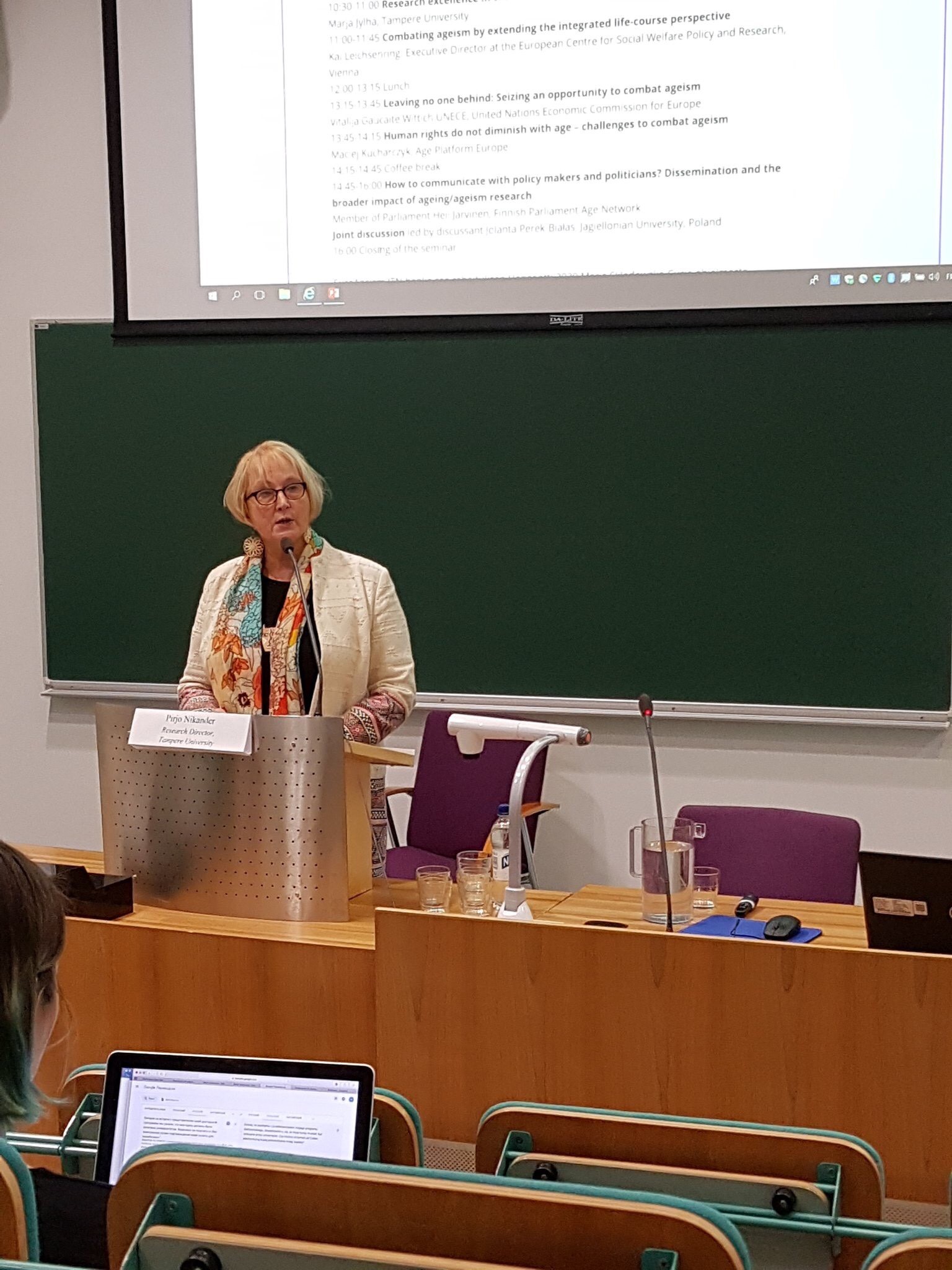 Seminar at Tampere University on ‘Ageism in Society: Practices, Policies and Interventions’ on February 13, 2019